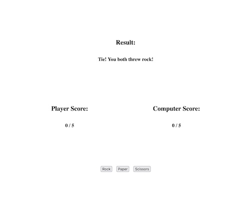 rock paper scissors game