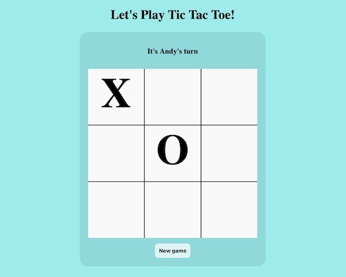 tic tac toe game